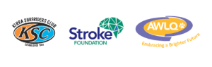 KSC Stroke foundation and AWLQ logos